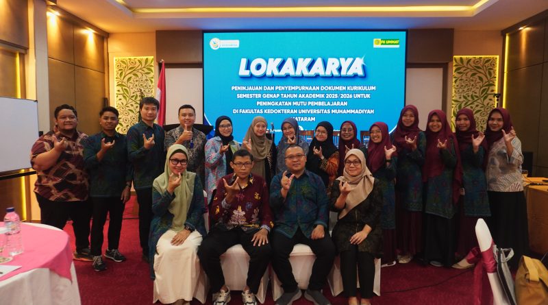 FK UMMAT Gelar Lokakarya Peninjauan dan Penyempurnaan Kurikulum Semester Genap T.A. 2025/2026